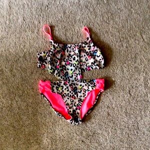 Justice size 14 animal print bikini